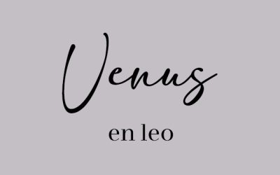 CAMINO DE ASCENSO 7º ~ VENUS EN LEO