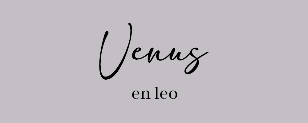 CAMINO DE ASCENSO 7º ~ VENUS EN LEO